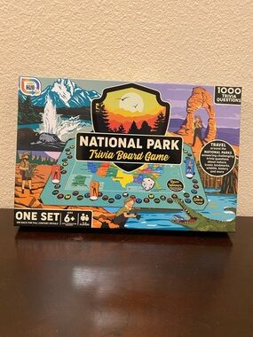 National Park Trivia Board Game Educational Homeschool Classroom Wildlife NEW
